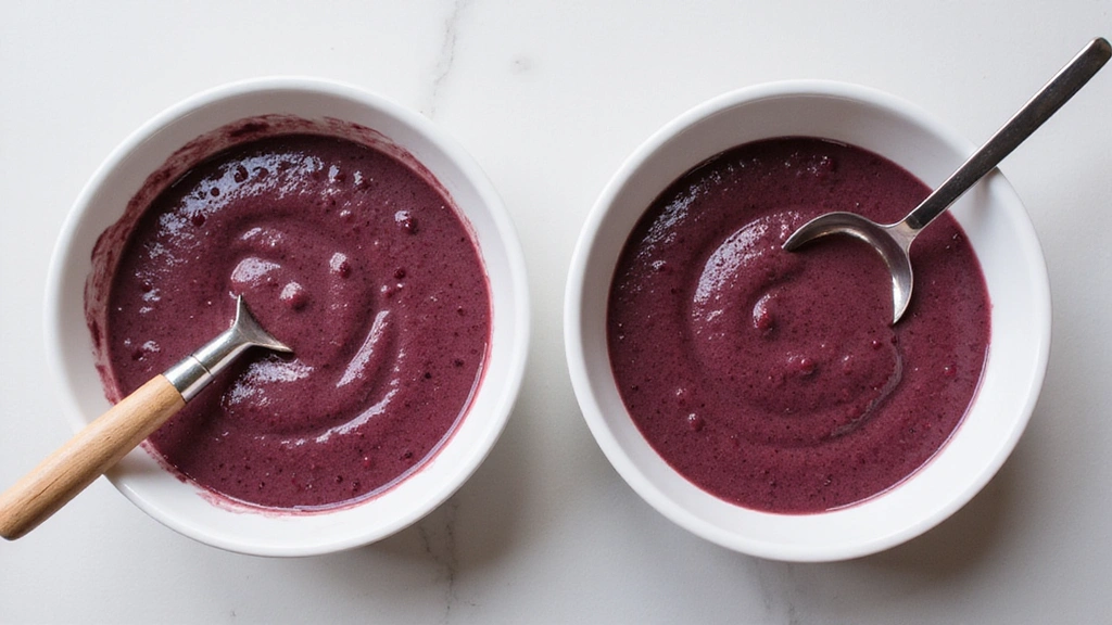 Acai Smoothie Bowl Recipe – Superfood Energy Breakfast - Step 4: Pour into Bowls