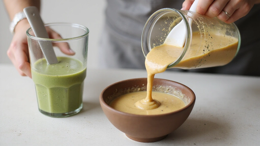 Apple Smoothie Bowl – Crisp, Sweet and Energizing - Step 4: Pour into Serving Bowls