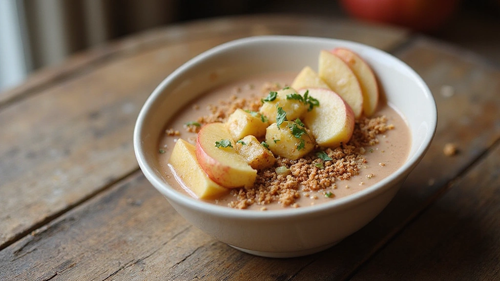 Apple Smoothie Bowl – Crisp, Sweet and Energizing - Step 8: Serve Immediately