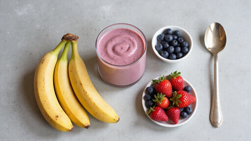 Banana Berry Smoothie Bowl – Classic and Easy to Make - Step 1: Prepare Ingredients