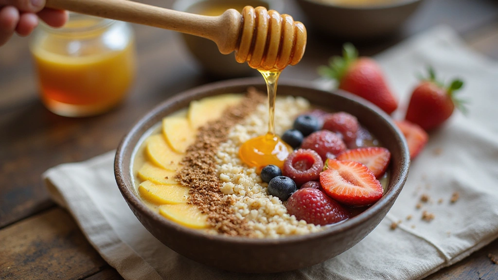 Banana Berry Smoothie Bowl – Classic and Easy to Make - Step 8: Drizzle with Honey