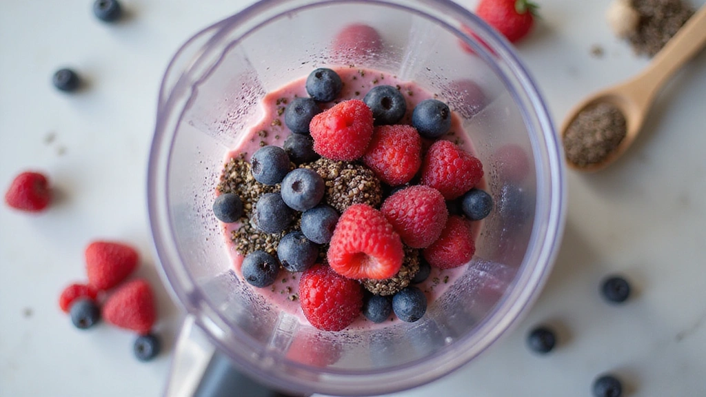 Berry Smoothie Bowl – Packed with Antioxidants and Flavor - Step 2: Blend the Base