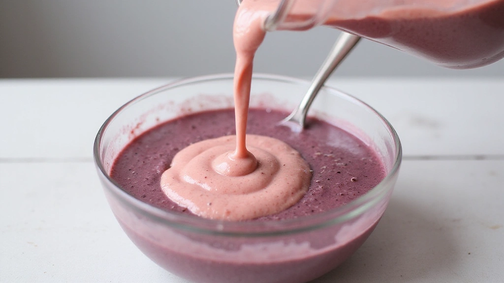 Berry Smoothie Bowl – Packed with Antioxidants and Flavor - Step 4: Pour the Smoothie Base
