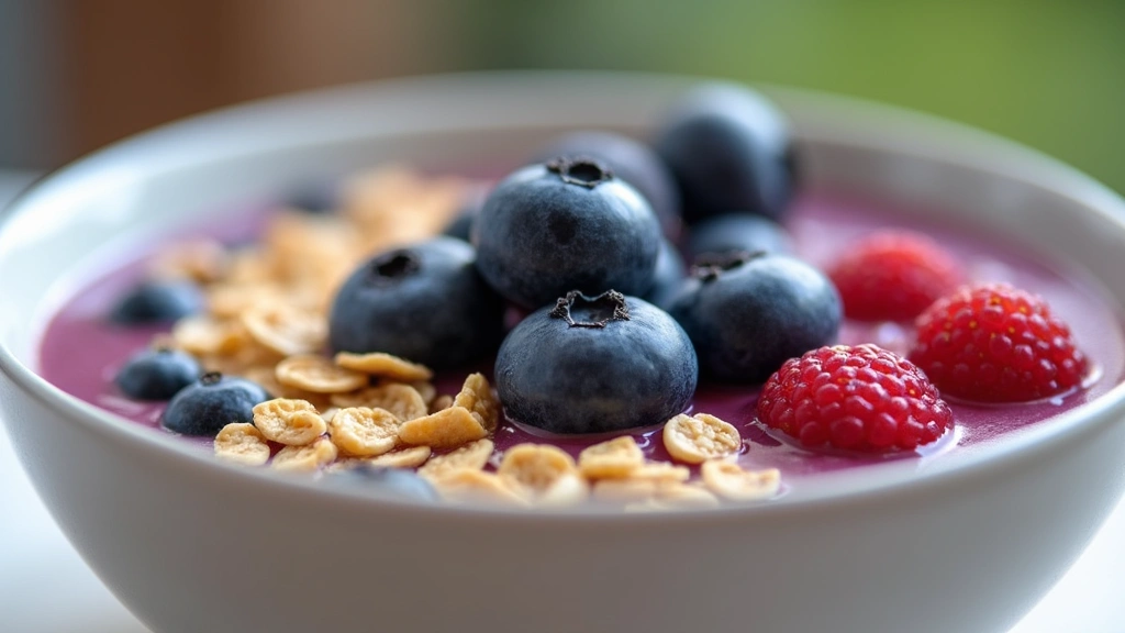 Blue Smoothie Bowl – Beautiful and Nutrient Rich - Step 6: Arrange Fresh Blueberries