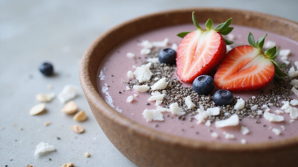 Blue Smoothie Bowl – Beautiful and Nutrient Rich - Step 7: Add Chia Seeds and Coconut Flakes