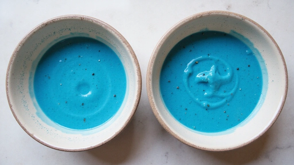 Blue Spirulina Smoothie Bowl – Stunning and Super Healthy - Step 5: Pour into Bowls