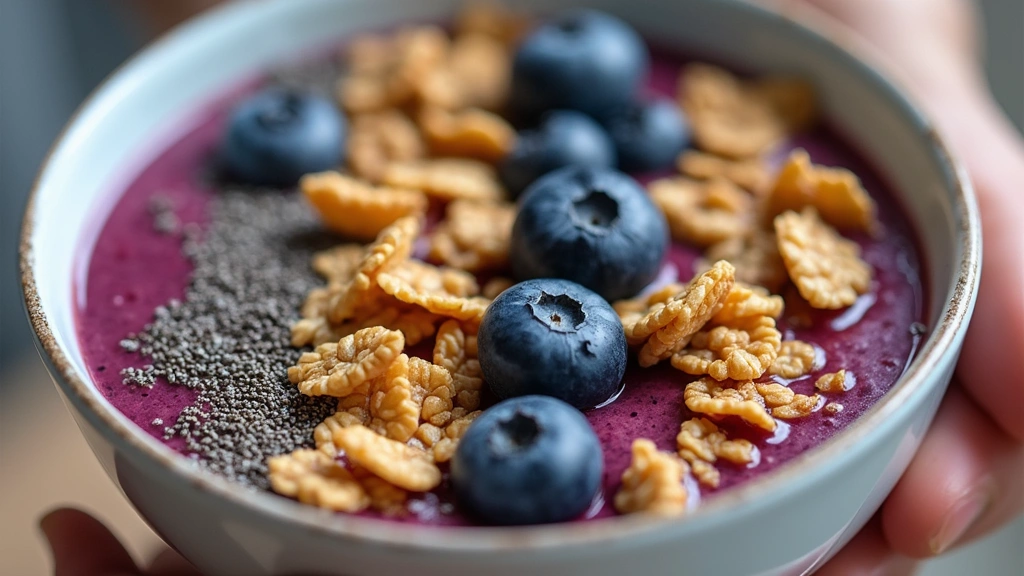 Blue Spirulina Smoothie Bowl – Stunning and Super Healthy - Step 6: Add Toppings