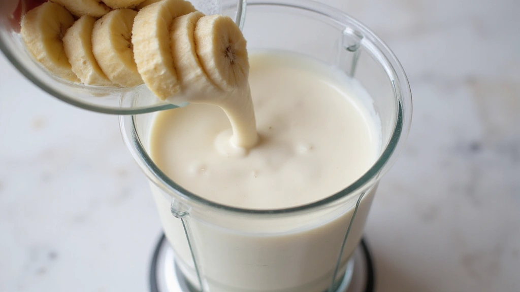 Blueberry Smoothie Bowl – Sweet and Vibrant - Step 3: Add Yogurt and Banana