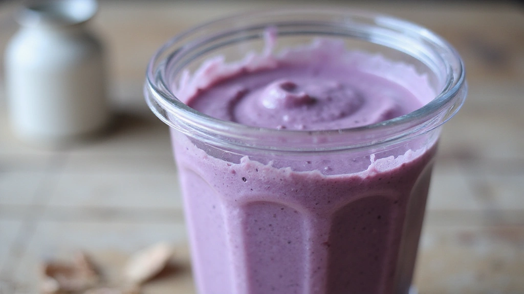 Blueberry Smoothie Bowl – Sweet and Vibrant - Step 5: Blend Until Smooth