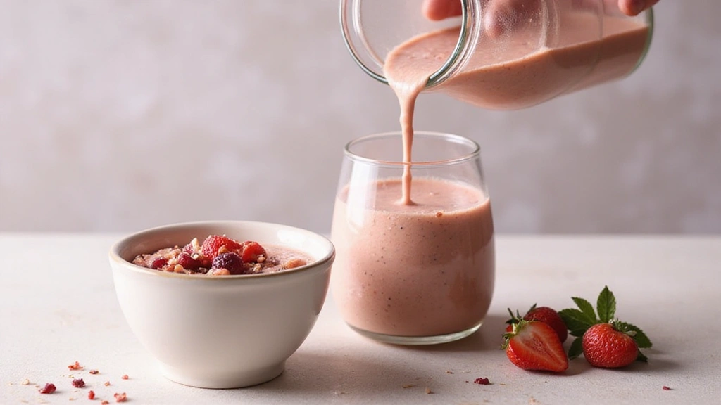 Blueberry Smoothie Bowl – Sweet and Vibrant - Step 6: Pour into Bowls