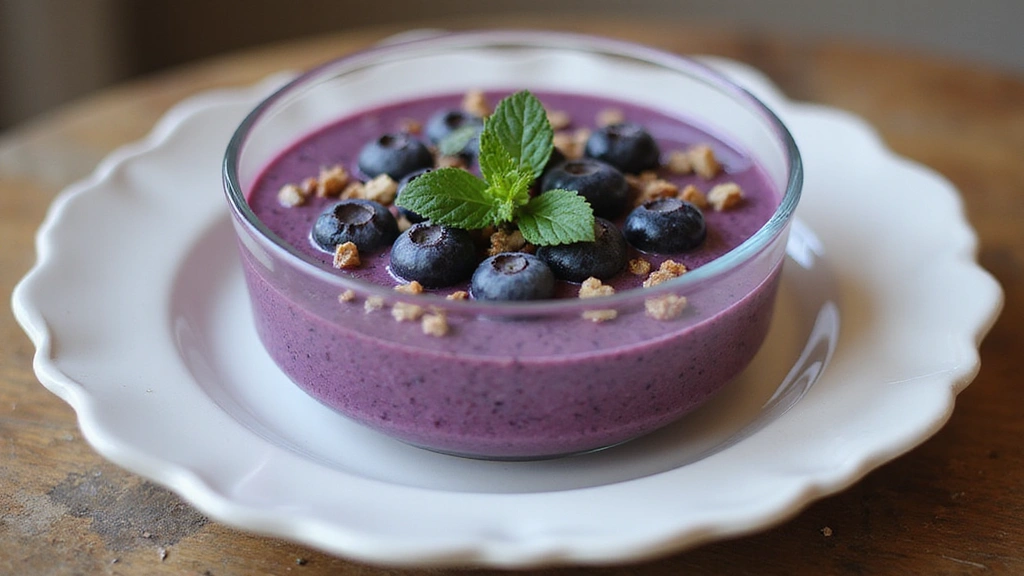 Blueberry Smoothie Bowl – Sweet and Vibrant
