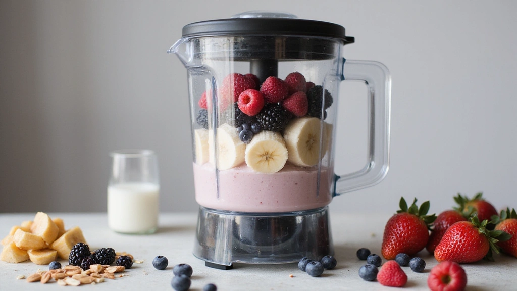 Chia Smoothie Bowl – Omega-3 Rich Breakfast Boost - Step 2: Blend the Base