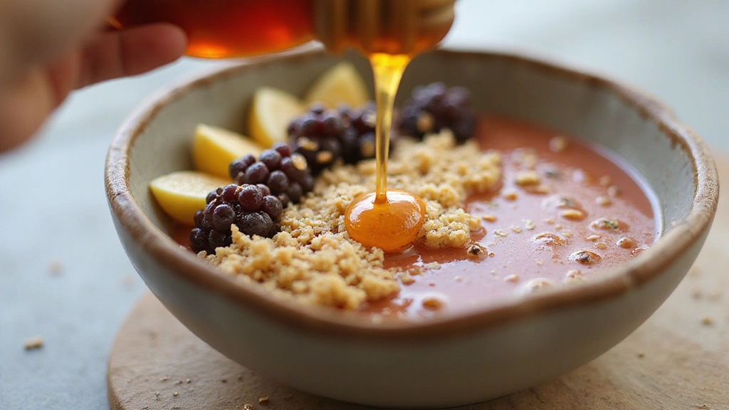Chia Smoothie Bowl – Omega-3 Rich Breakfast Boost - Step 8: Drizzle with Honey