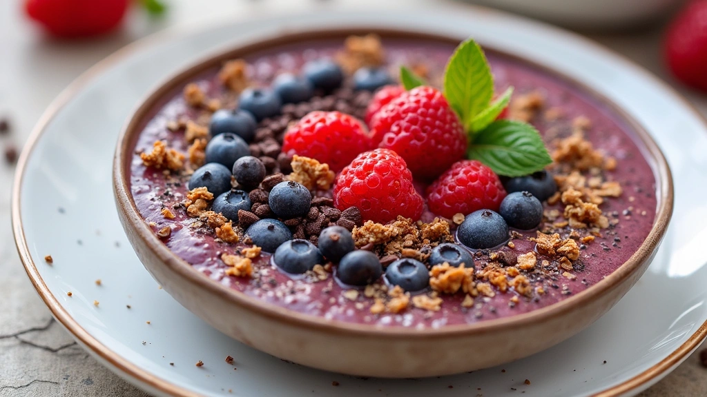 Chocolate Banana Smoothie Bowl – Sweet and Energizing - Step 6: Arrange the Toppings