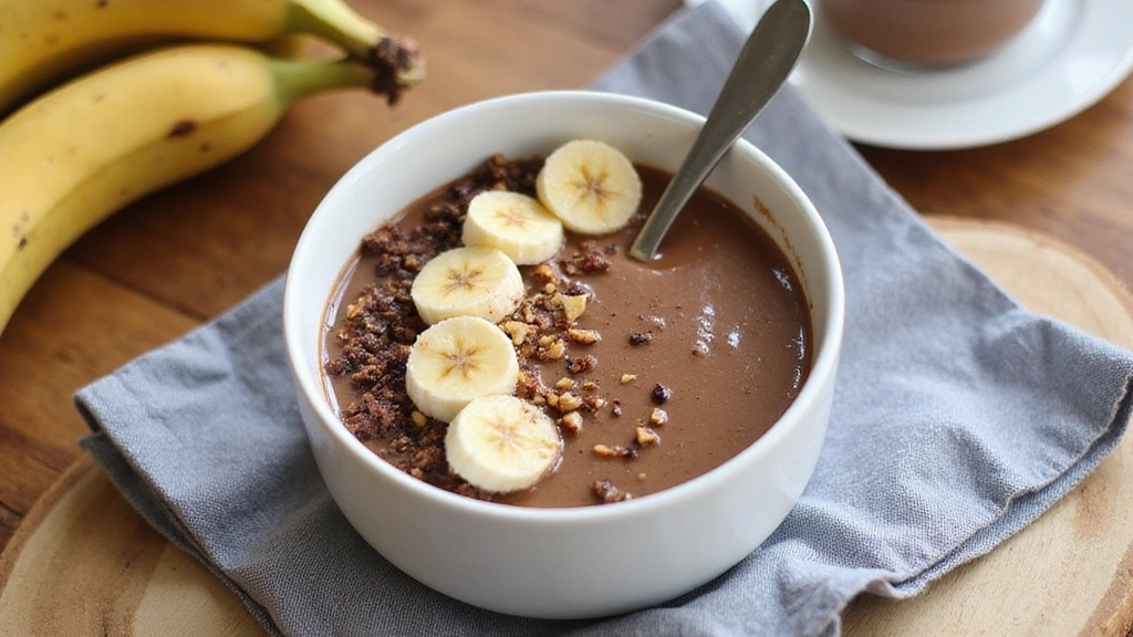 Chocolate Banana Smoothie Bowl – Sweet and Energizing - Step 8: Serve Immediately