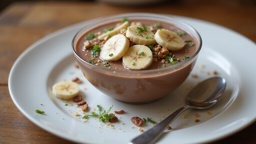 Chocolate Banana Smoothie Bowl – Sweet and Energizing