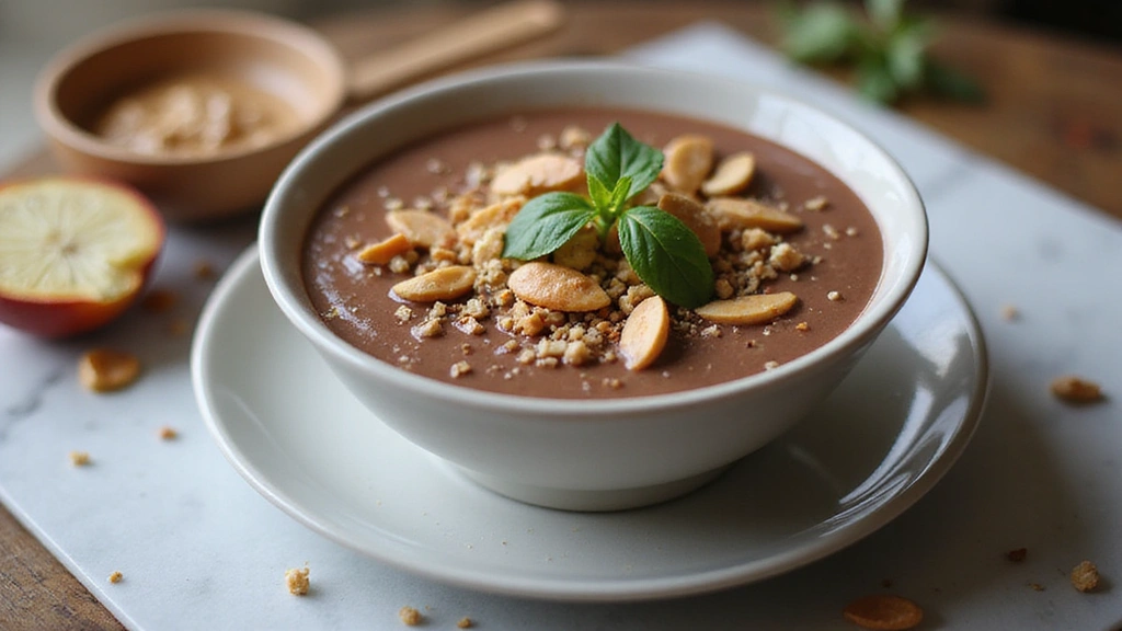 Chocolate Peanut Butter Smoothie Bowl – Rich and Filling