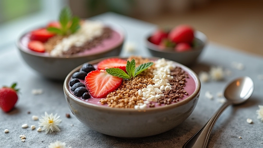 Chocolate Smoothie Bowl – Dessert for Breakfast - Step 8: Serve Immediately