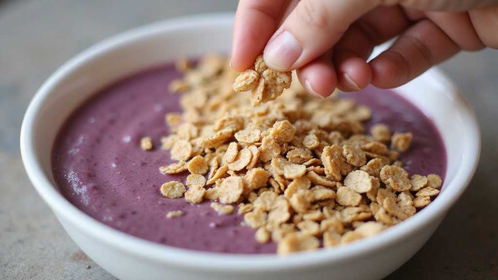 Coconut Smoothie Bowl – Tropical Morning Energy - Step 5: Add Granola
