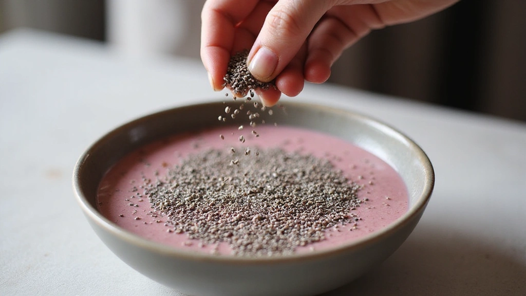 Coconut Smoothie Bowl – Tropical Morning Energy - Step 8: Finish with Chia Seeds
