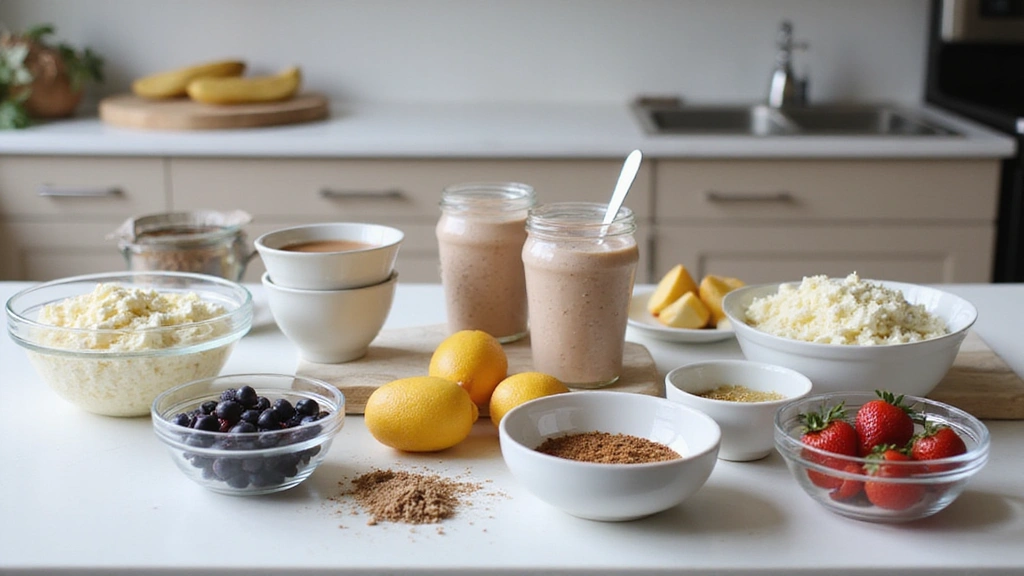 Cottage Cheese Smoothie Bowl – High Protein and Creamy - Step 1: Gather Ingredients