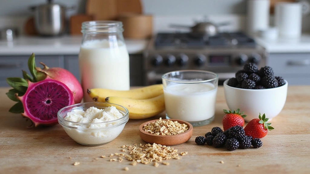 Dragon Fruit Smoothie Bowl – Bright, Refreshing and Tropical - Step 1: Prepare Ingredients