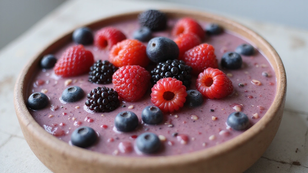 Dragon Fruit Smoothie Bowl – Bright, Refreshing and Tropical - Step 6: Arrange Fresh Berries