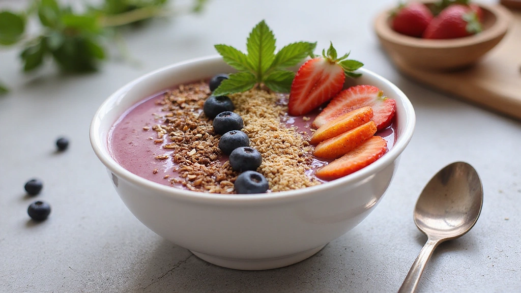 Easy Smoothie Bowl Recipes for Healthy Breakfasts - Step 7: Serve Immediately