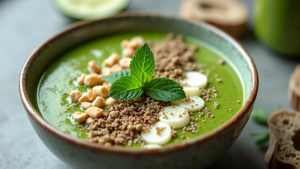 Green Smoothie Bowl – Healthy and Energizing Start - Step 7: Final Touches
