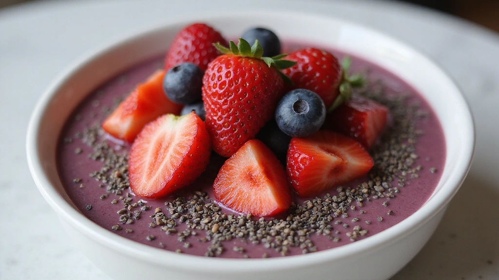 How to Make a Smoothie Bowl – Step by Step Guide - Step 8: Arrange Fresh Berries