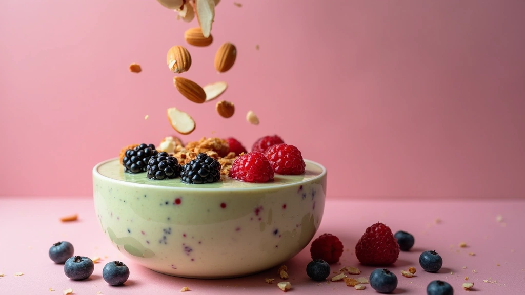 How to Make a Smoothie Bowl – Step by Step Guide - Step 9: Add Sliced Almonds