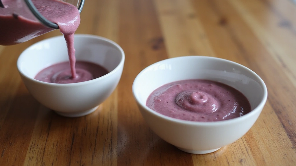 How to Make a Thick Smoothie Bowl – Tips and Techniques - Step 5: Pour into Bowls