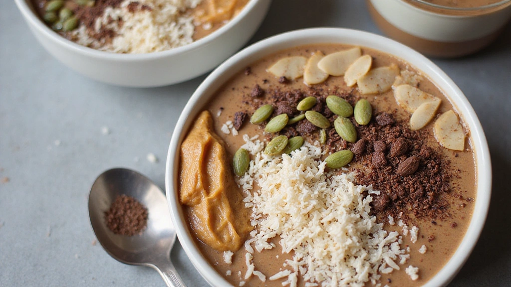 Keto Smoothie Bowl – Low Carb, High Energy - Step 5: Add Toppings