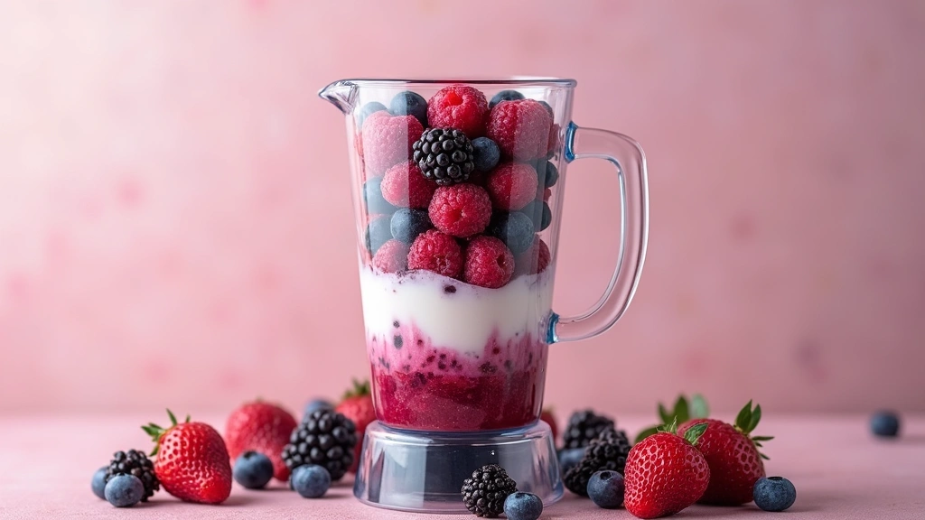 Low Calorie Smoothie Bowl – Light and Refreshing - Step 3: Blend Base Ingredients