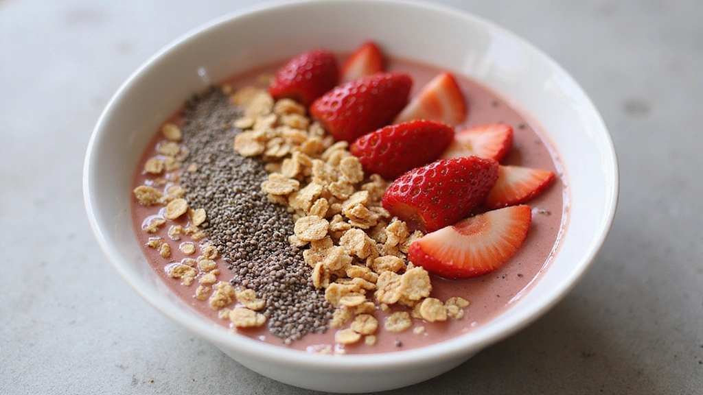 Low Calorie Smoothie Bowl – Light and Refreshing - Step 6: Arrange Toppings