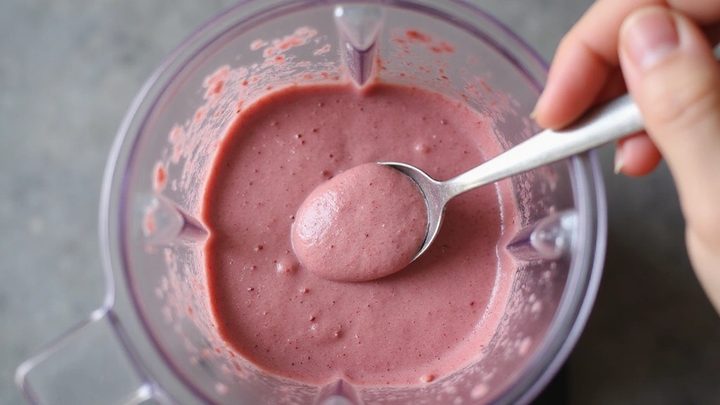 Mango Banana Smoothie Bowl – Creamy and Tropical - Step 3: Check Consistency