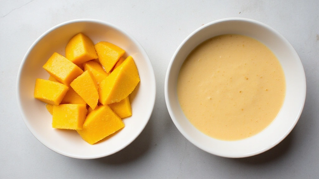 Mango Banana Smoothie Bowl – Creamy and Tropical - Step 4: Pour into Bowls