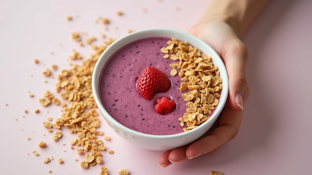 Mango Banana Smoothie Bowl – Creamy and Tropical - Step 5: Add Granola