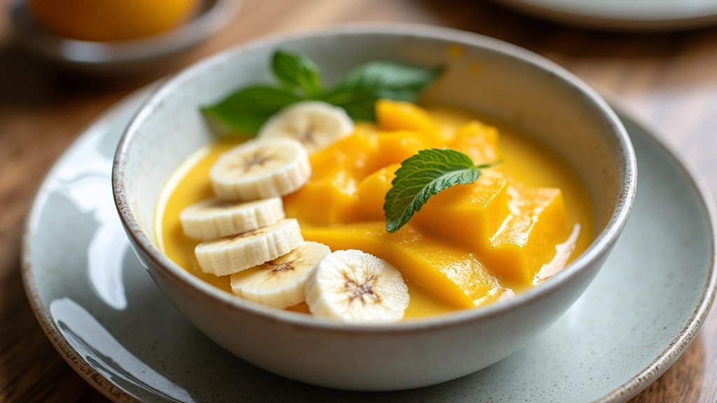 Mango Banana Smoothie Bowl – Creamy and Tropical