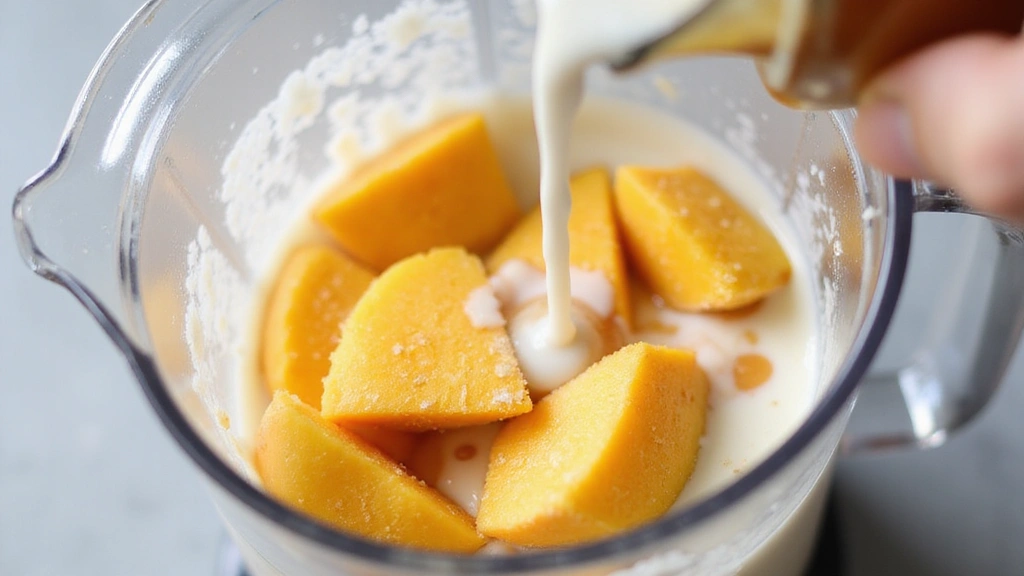 Mango Smoothie Bowl – Naturally Sweet and Refreshing - Step 2: Combine Ingredients