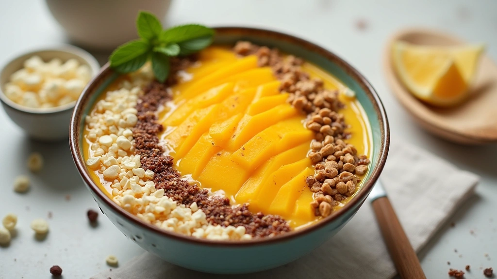 Mango Smoothie Bowl – Naturally Sweet and Refreshing - Step 8: Serve Immediately