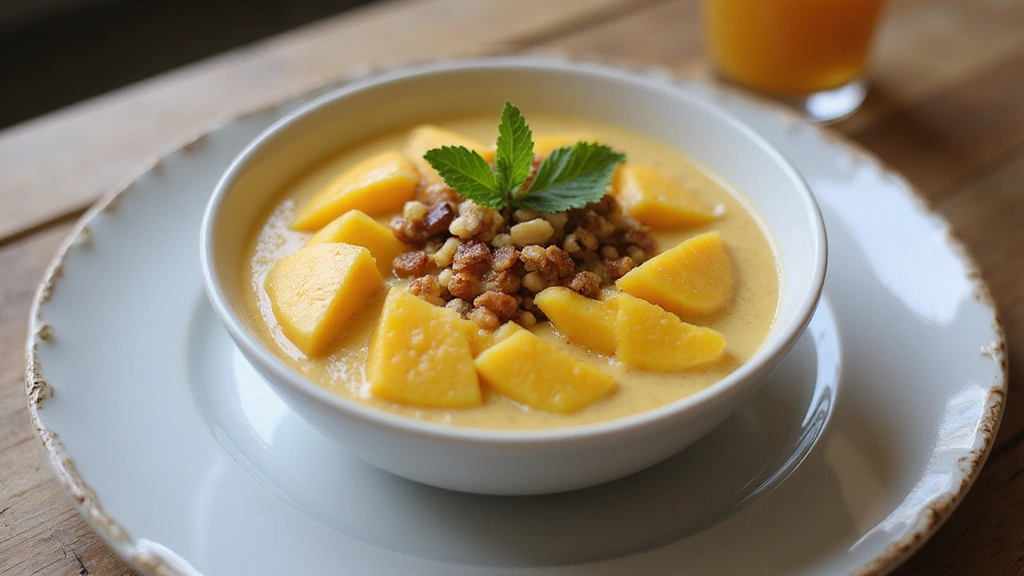 Mango Smoothie Bowl – Naturally Sweet and Refreshing