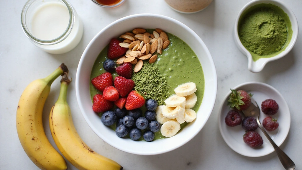 Matcha Smoothie Bowl – Green Tea Power Breakfast - Step 1: Prepare Ingredients