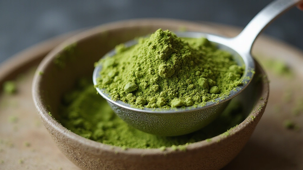 Matcha Smoothie Bowl – Green Tea Power Breakfast - Step 2: Sift Matcha