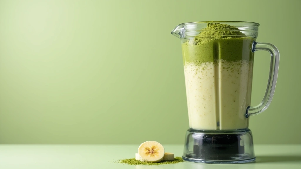 Matcha Smoothie Bowl – Green Tea Power Breakfast - Step 3: Blend Base Ingredients