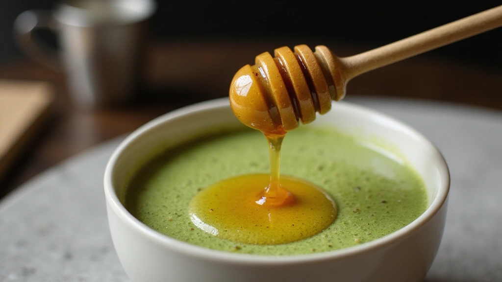 Matcha Smoothie Bowl – Green Tea Power Breakfast - Step 8: Drizzle with Honey