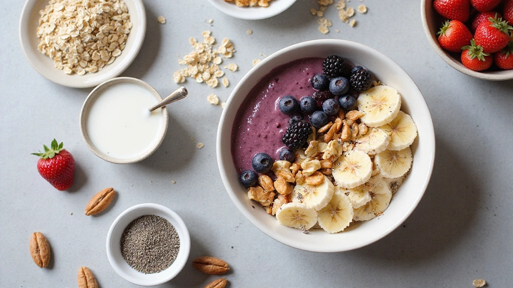 Oatmeal Smoothie Bowl – Filling and Balanced Breakfast - Step 1: Prepare Ingredients