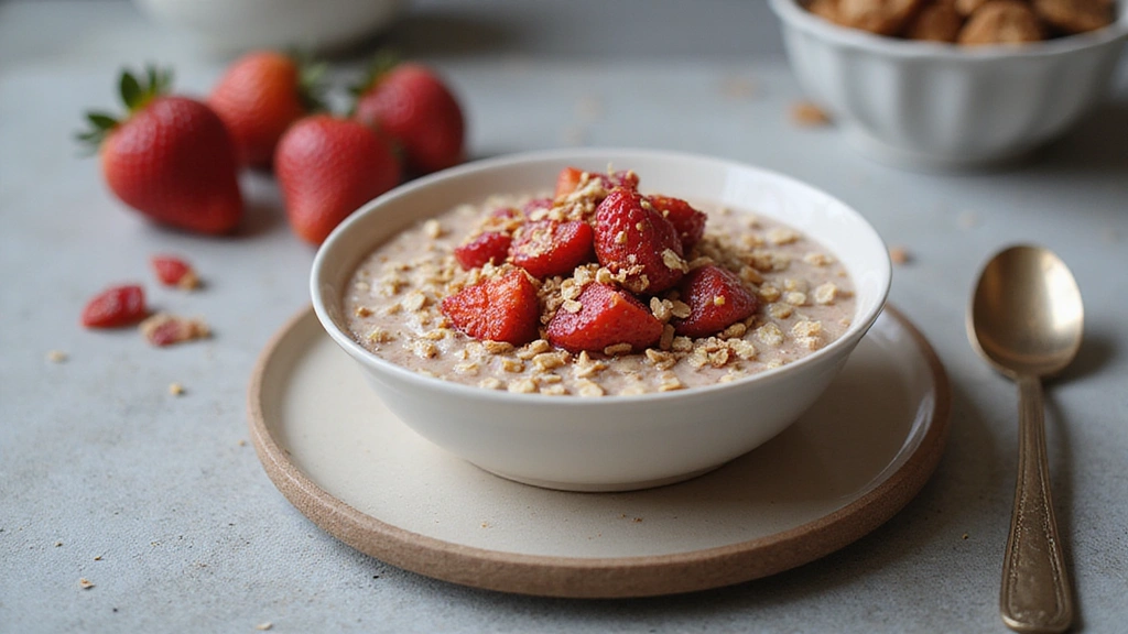 Oatmeal Smoothie Bowl – Filling and Balanced Breakfast - Step 6: Serve Immediately
