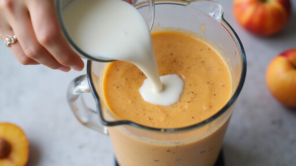 Peach Smoothie Bowl – Summer Morning Favorite - Step 3: Adjust Consistency