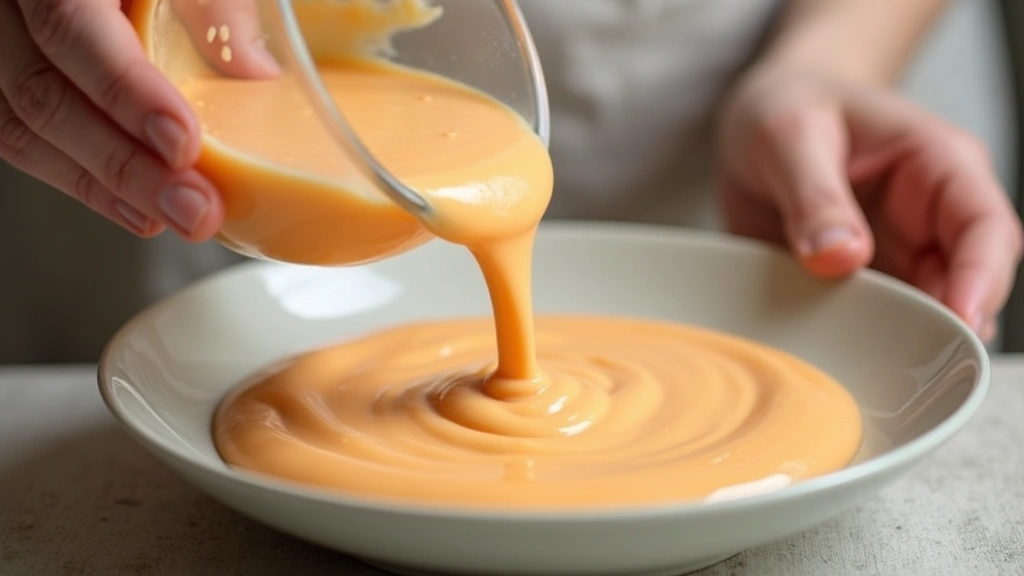 Peach Smoothie Bowl – Summer Morning Favorite - Step 4: Pour the Base